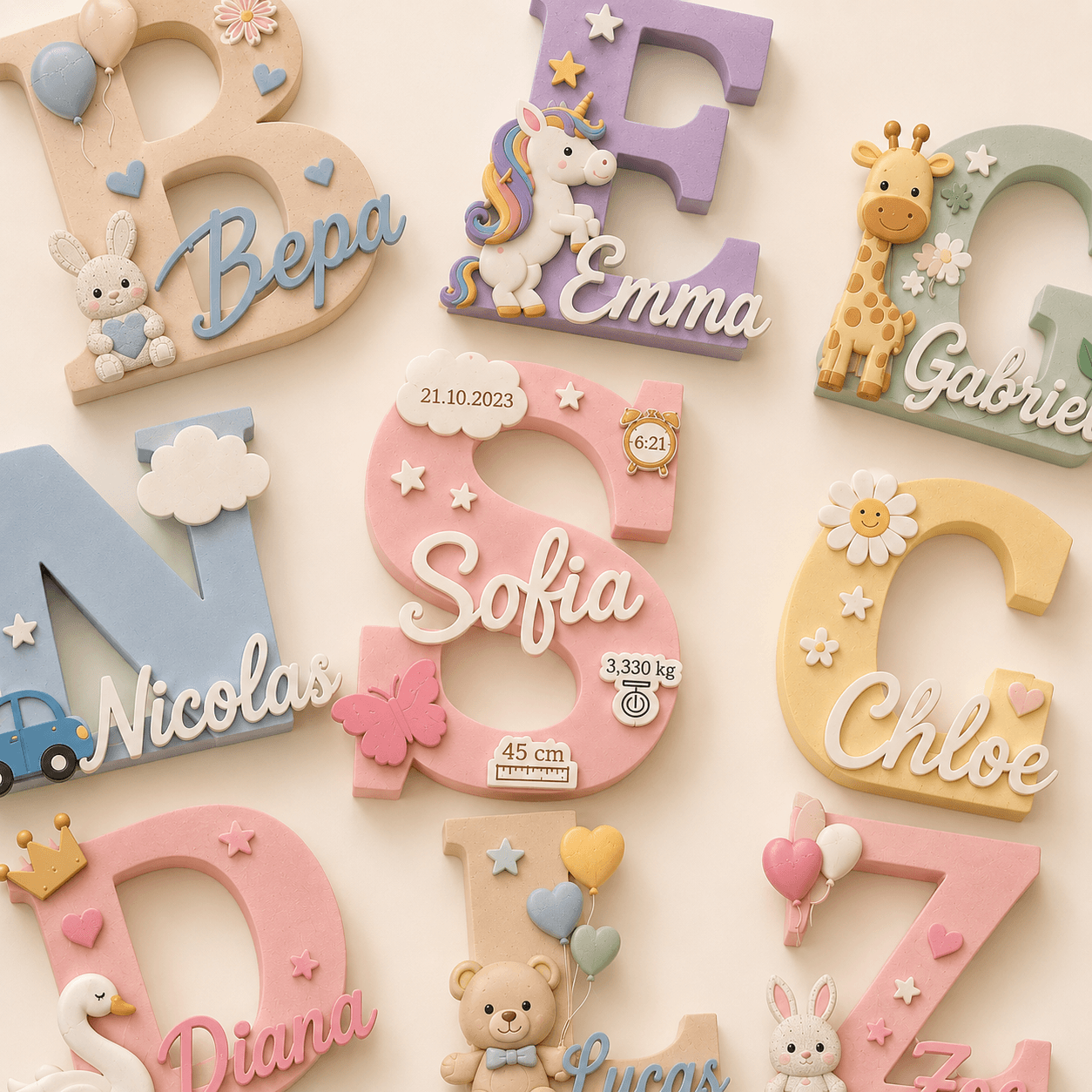 Custom 3D Name Signs